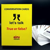 Książki do nauki języka angielskiego - Karty konwersacyjne True or False - miniaturka - grafika 1