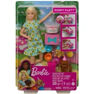 Lalki dla dziewczynek - Mattel Barbie Przyjecie Dla Szczeniaczka Zest Gxv75 Wb4 - miniaturka - grafika 1