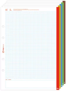 Interdruk Wkład do segregatora A5 50k. kratka LUX BI41INT - Szkolne artykuły papiernicze - miniaturka - grafika 1