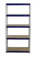 Szafy i regały magazynowe - Regał Helios magazynowy metalowy HWN_196X075X35_5_175 ilość półek 5 nośność 175 kg / Wamar-Sosenka - miniaturka - grafika 1