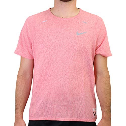 Nike Męski Dfbreath Rise 365 Ff Gx T-shirt, Multi-Color/Black/Reflective S, L