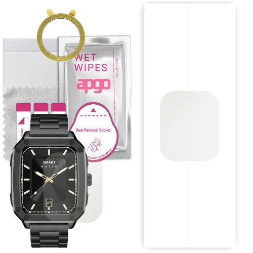 1x folia hydrożelowa MATOWA do BlitzWolf BW-GTC3 - apgo Smartwatch Hydrogel MATTE Protection Ochrona na ekran smartwatcha