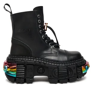 Glany NEW ROCK M-WALL083CCT-S8 Czarny - Glany damskie - miniaturka - grafika 1