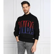 Swetry męskie - BOSS ORANGE Sweter BOSS X NBA | Regular Fit | z dodatkiem wełny - miniaturka - grafika 1