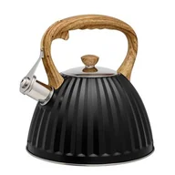 Czajniki na gaz - Czajnik nierdzewny Henry 2,8 l czarny - miniaturka - grafika 1