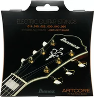 Struny gitarowe  - Ibanez IFAS6SL komplet 6 strun Jazz Light Gauge do Hollow Body - miniaturka - grafika 1