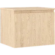 Szafki łazienkowe - Mexen Rivel szafka łazienkowa podumywalkowa 60 cm z blatem, 1 szuflada, ryflowana , dąb - 91A20-06047-1-BFC81 - miniaturka - grafika 1