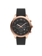 Smartwatch - Fossil Stella Gen 6 Hybrid FTW7064 Czarny - miniaturka - grafika 1