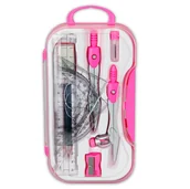 Artykuły biurowe - Penmate Cyrkle PC-103 + przybory różowy - miniaturka - grafika 1