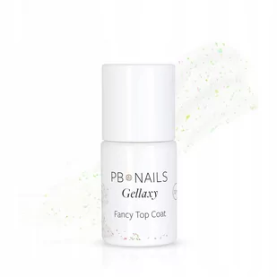 PB Nails, Lakier hybrydowy Fancy Top Coat, 10 ml - Utwardzacze do paznokci - miniaturka - grafika 1