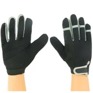 Rękawiczki rowerowe - Rękawiczki rowerowe zimowe na rower VENTURA szare rozmiar S - miniaturka - grafika 1