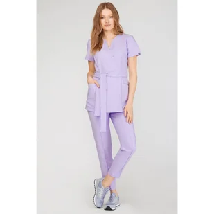 Fartuszek Medyczny Sophia - Soft Lilac Rozmiar: 44 - Odzież medyczna - miniaturka - grafika 1