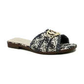 Klapki i japonki damskie - Guess Klapki z dodatkiem skóry - miniaturka - grafika 1