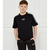 Koszulki dla chłopców - EA7 T-shirt | Regular Fit - miniaturka - grafika 1