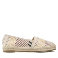 Espadryle damskie - Espadryle DeeZee WSS990-146 Beżowy - miniaturka - grafika 1