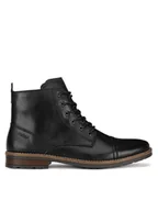 Botki męskie - Rieker Trzewiki 33205-00 Czarny - miniaturka - grafika 1