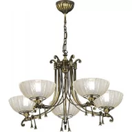 Lampy sufitowe - Amplex Granada lampa wisząca 5x60W patyna połysk 8315 - miniaturka - grafika 1