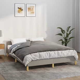 vidaXL Koc obciążeniowy z poszewką, szary, 140x200 cm, 6 kg, tkanina - Poszewki na poduszki - miniaturka - grafika 1