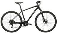 Rowery - Rower crossowy męski KROSS EVADO 5.0 M 28" M (19") CZARNY ZIELONY - miniaturka - grafika 1