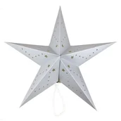 Oświetlenie świąteczne - Gwiazda papierowa 10 LED stałe światło ciepły biały 50 cm mix 4 kolory - miniaturka - grafika 1