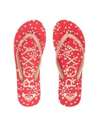 Klapki i japonki damskie - Roxy Japonki ARJL100869-RGL Czerwony - miniaturka - grafika 1