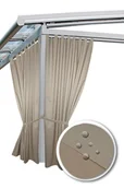 Zasłony - Zasłony Zasłona Ogrodowe Tarasowe Tarasowa Pergola 150cmx270cm Wodoodporne - miniaturka - grafika 1