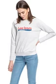 Bluzy damskie - LEE CREW SWEATSHIRT SHARP GREY MELE L53KBR03-S - miniaturka - grafika 1