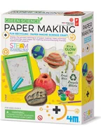 Mały naukowiec - 4M Zestaw do eksperymentowania "Paper Making - Green Science" - 5+ - miniaturka - grafika 1