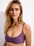 Stroje kąpielowe - Reserved - Góra od bikini - fioletowy - miniaturka - grafika 1