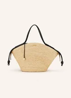 Torebki damskie - Loewe Torba Shopper Paseo beige - miniaturka - grafika 1