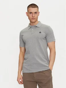 Timberland Polo TB0A6VDP Szary Regular Fit - Koszulki męskie - miniaturka - grafika 1