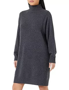 Sisley Damska sukienka 1244L200T, ciemnoszary 79E, M - Sukienki - miniaturka - grafika 1