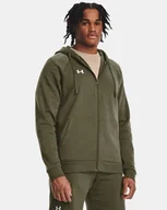 Bluzy męskie - BLUZA MĘSKA ROZPINANA SPORTOWA UNDER ARMOUR Rival Fleece Fz Hoodie XS - miniaturka - grafika 1