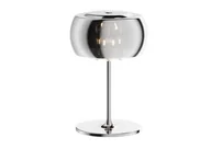 Lampy stojące - Zuma Line Stojąca LAMPA stołowa CRYSTAL T0076-03E-F4FZ szklana LAMPKA salonowa z kryształkami glamour chrom T0076-03E-F4FZ - miniaturka - grafika 1