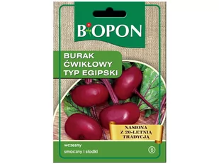 BIOPON Nasiona burak ćwikłowy egipski burak ćw egipski 15g - Nasiona i cebule - miniaturka - grafika 1