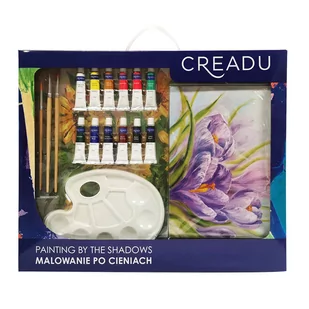 Creadu, Malowanie po cieniach Kwiaty, 3 szt. - Malowanie po numerach - miniaturka - grafika 1