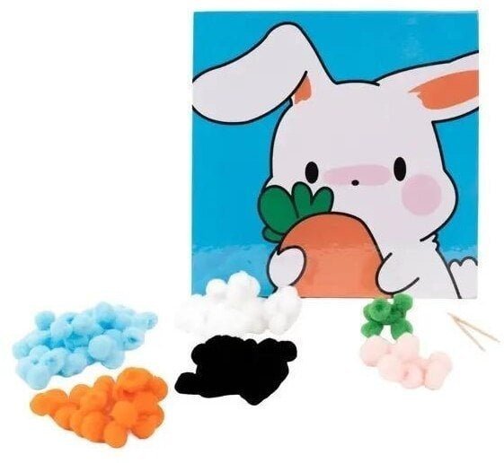 Mozaika pomponowa Królik