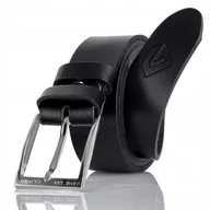 Paski - SREBRNA KLAMRA grawer PASEK MESKI SKORZANY Gracio - miniaturka - grafika 1