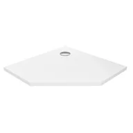 Brodziki prysznicowe - Brodzik pięciokątny New Trendy Nex 80x80 cm konglomerat biały B-0513 - miniaturka - grafika 1
