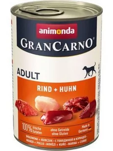 Animonda Grancarno Adult Rind Huhn Wołowina + Kurczak 400G - Mokra karma dla psów - miniaturka - grafika 1