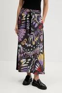 Spódnice - adidas spódnica x Farm Rio kolor czarny maxi rozkloszowana JL8619 - miniaturka - grafika 1