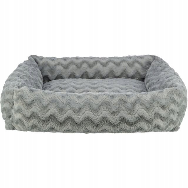 Trixie Vital Loki bed, recycled, square, 100 × 70 cm, grey
