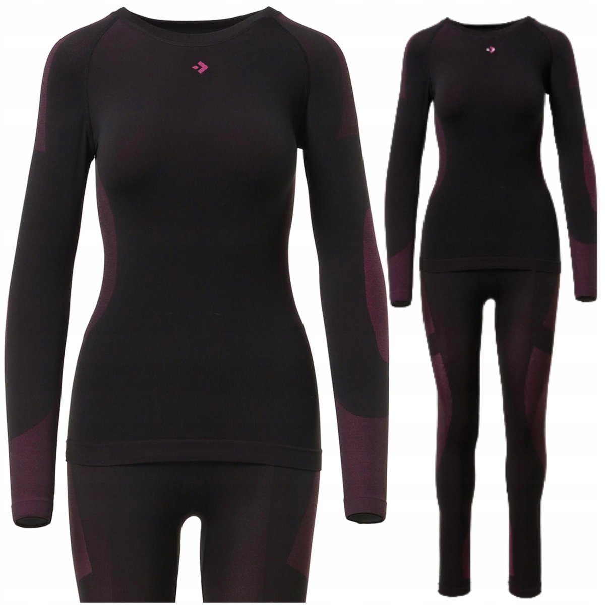 Komplet Damskiej Bielizny Termoaktywnej Na Zimę Bezszwowy Thermo Moraj Xxl