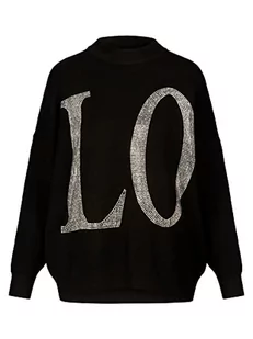 ApartFashion Damska bluza dresowa, czarna, normalna Alpha - Bluzy damskie - miniaturka - grafika 1