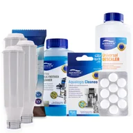 Akcesoria i części do ekspresów do kawy - Zestaw Krups - Filtr AL-TES46 3szt, Uniwersalny Odkamieniacz 500ml, Latteo 250ml, Cleaneo - miniaturka - grafika 1