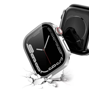 Dux Ducis Hamo etui do Watch 7 41mm metaliczny pokrowiec na zegarek srebrny - Akcesoria do smartwatchy - miniaturka - grafika 4