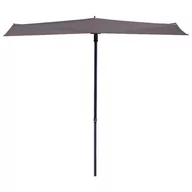 Parasole ogrodowe - MADISON Madison Parasol Sun Wave, 270 x 150 cm, taupe, PAC3P015 - miniaturka - grafika 1