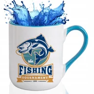 Kubki - KUBEK COMBO NIEBIESKI Na Prezent Urodziny Dla Rybaka WĘDKARZA FISHING Wzory - miniaturka - grafika 1