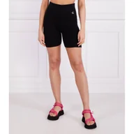 Spodenki damskie - CALVIN KLEIN JEANS Spodenki kolarzówki | Slim Fit - miniaturka - grafika 1