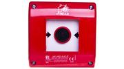 Sprzęt przeciwpożarowy - spamel Przycisk pprzeciwpożarowy natynkowy 1R czerwony z młotkiem OP1-W01-A01-M OP1-W01-A01-M - miniaturka - grafika 1
